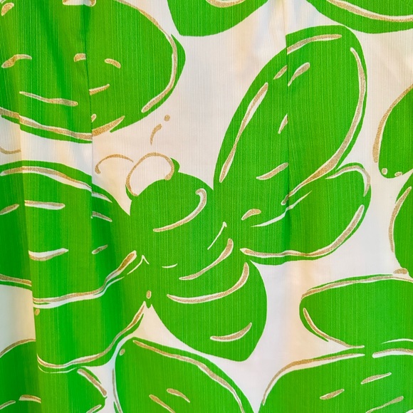 Lilly Pulitzer Green and White Mini Dress - Picture 4 of 8